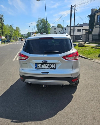 Ford Kuga cena 48900 przebieg: 207000, rok produkcji 2013 z Warszawa małe 436